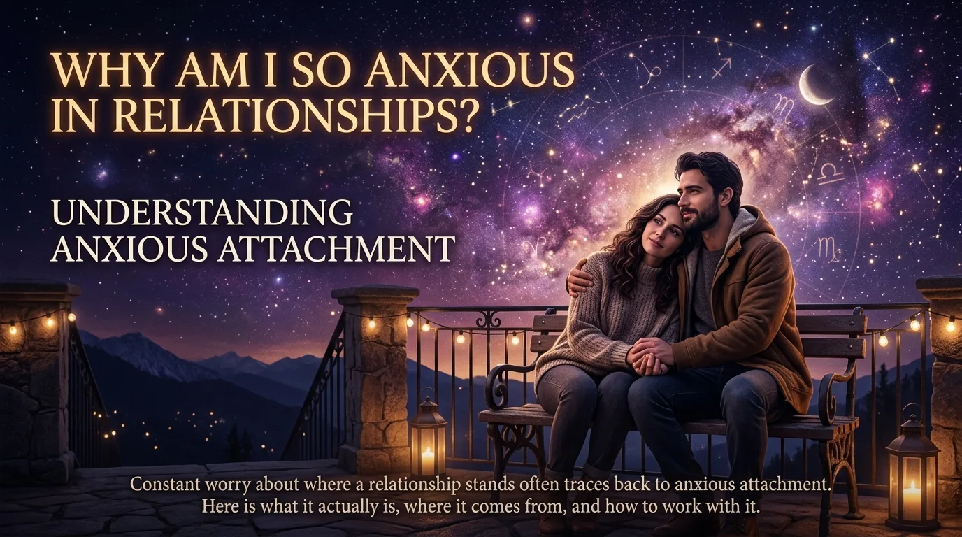 Woman working through relationship anxiety