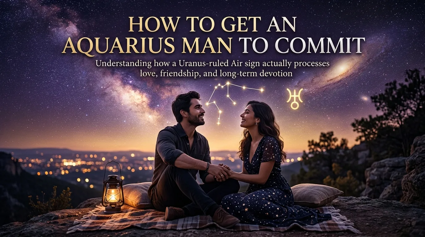 Aquarius man committing on his own terms