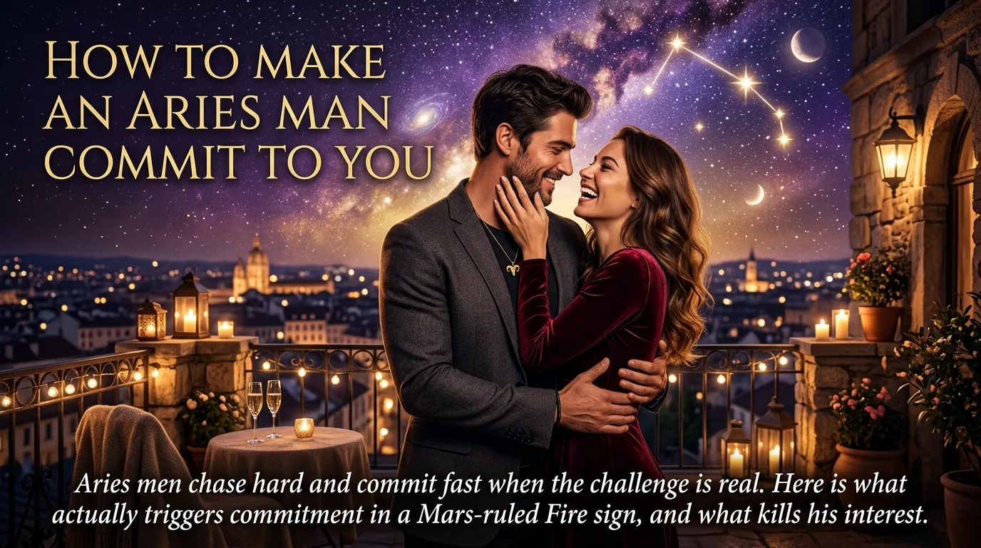 Aries man committing to a relationship