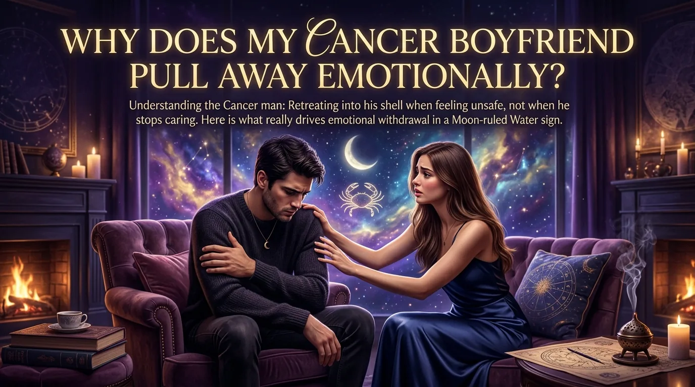 Cancer boyfriend withdrawing emotionally
