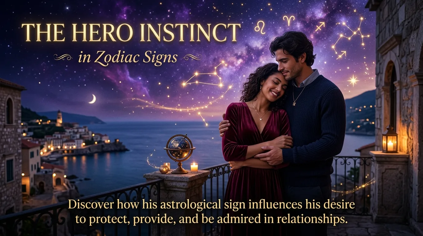 Woman reading horoscope
