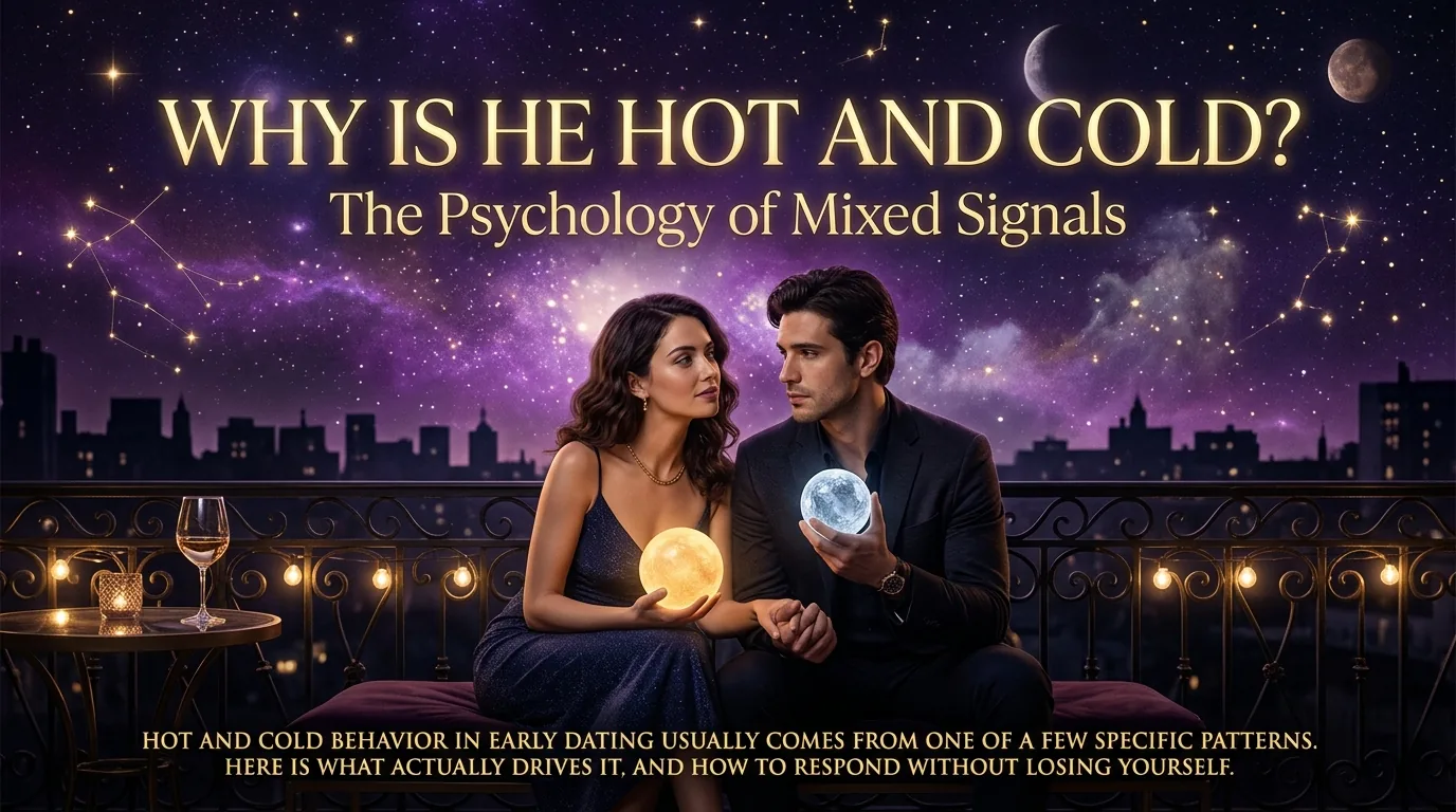 Woman confused by hot and cold dating behavior