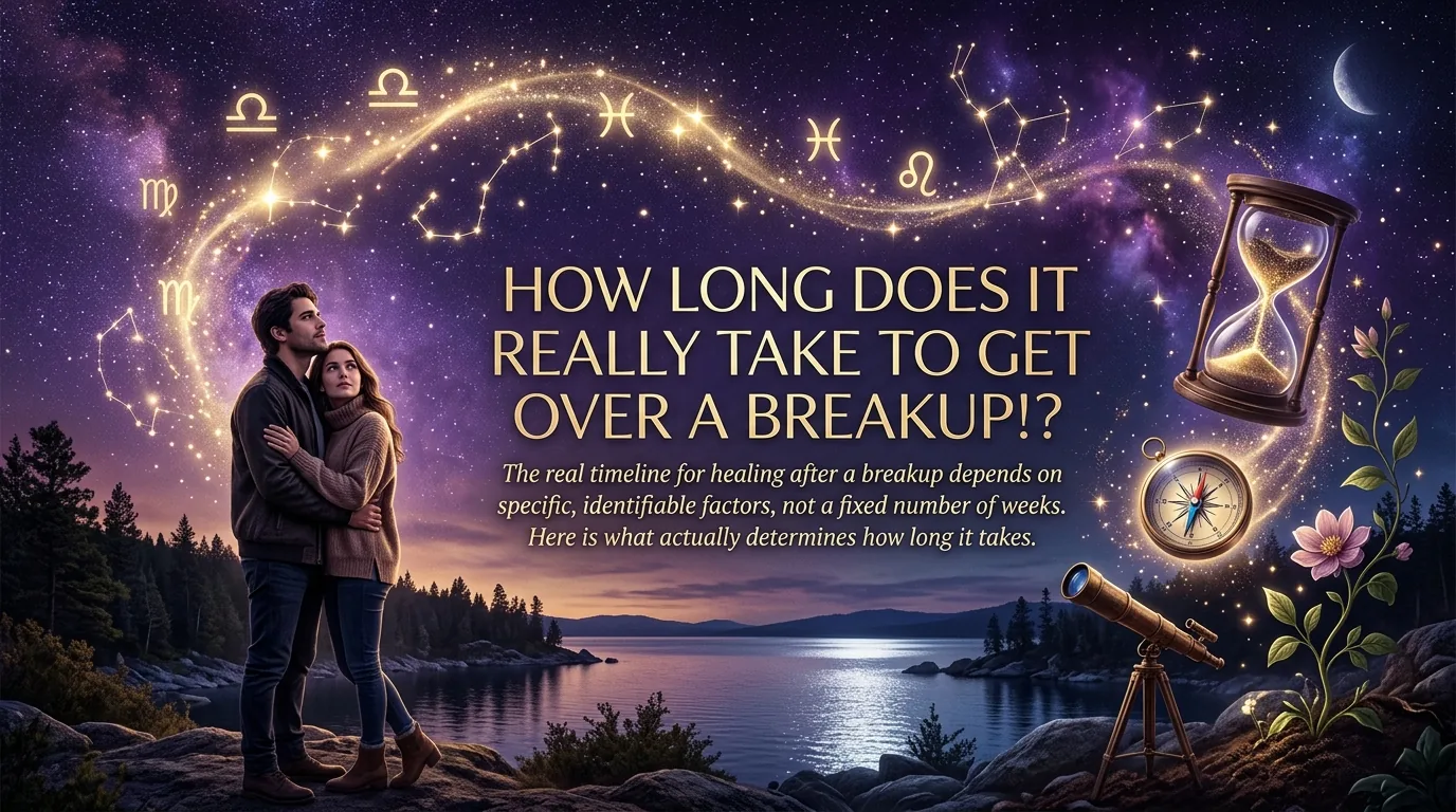 Woman healing after a breakup
