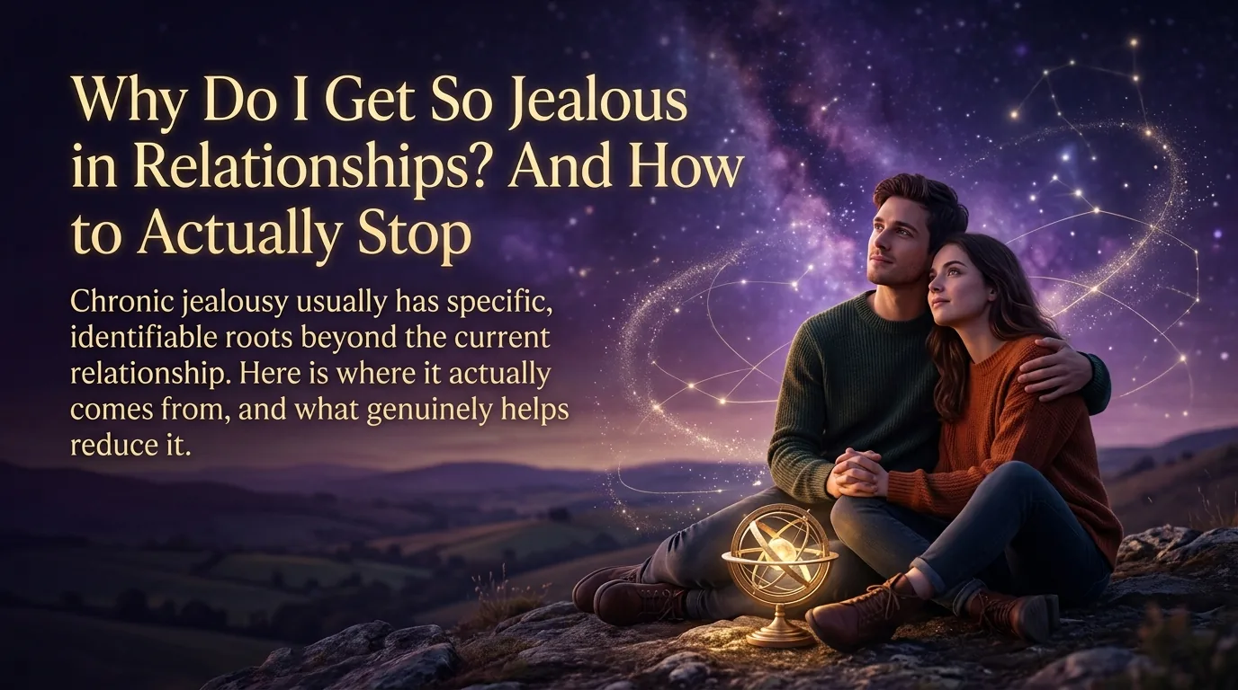 Woman working through jealousy in relationships