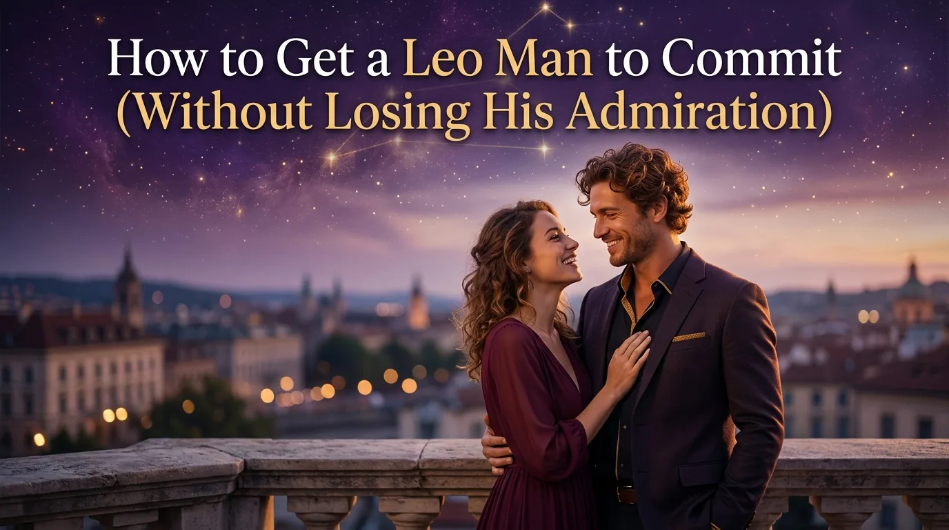Leo man committing proudly to his partner