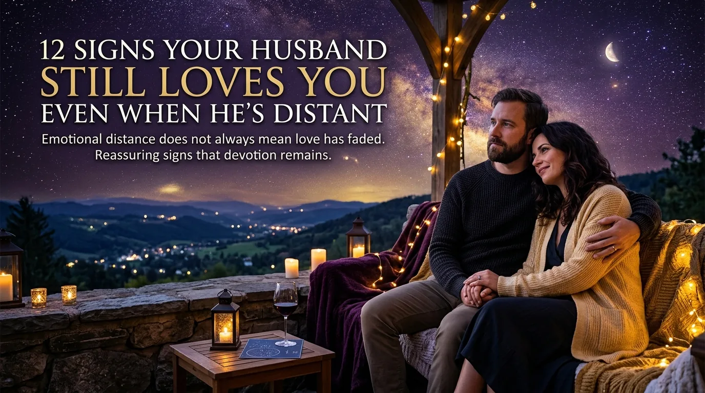 Husband showing quiet signs of love despite distance
