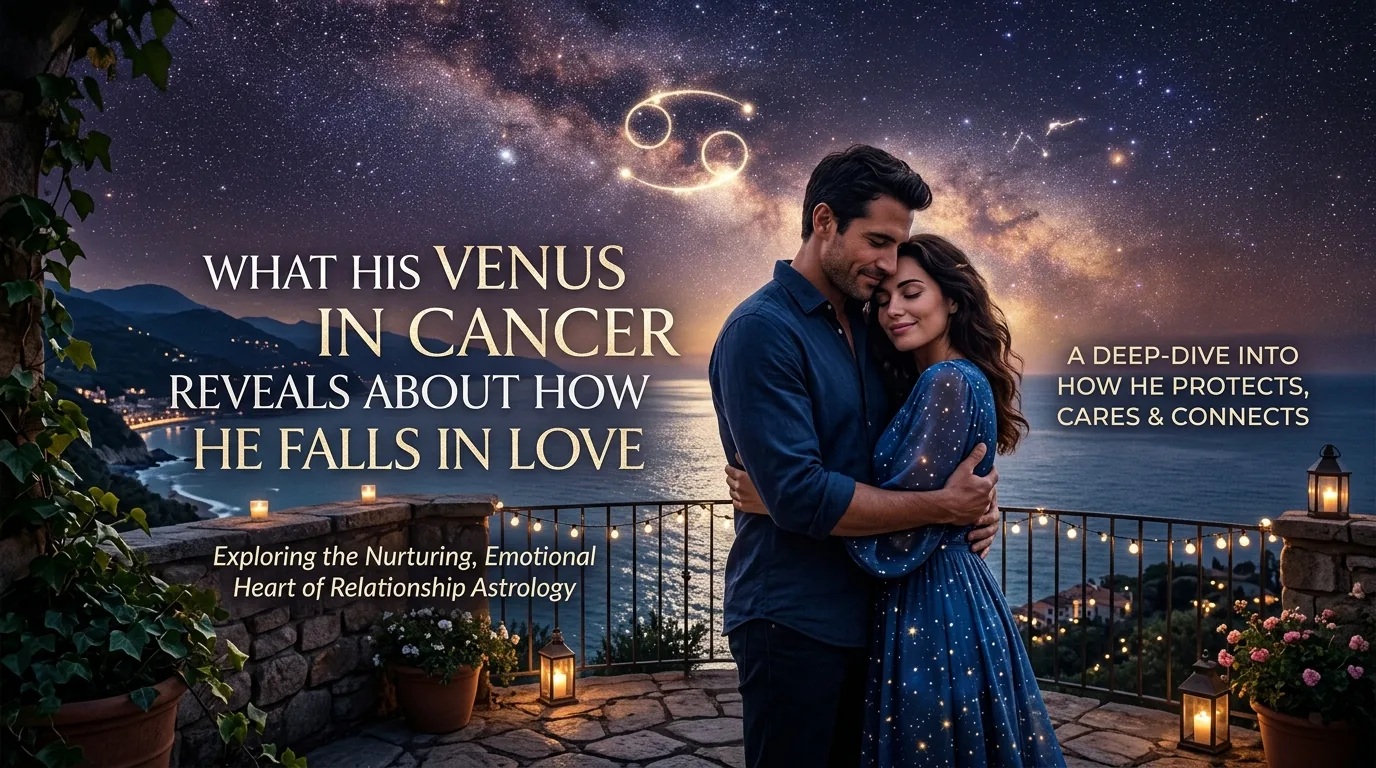 Man with Venus in Cancer loving nurturingly