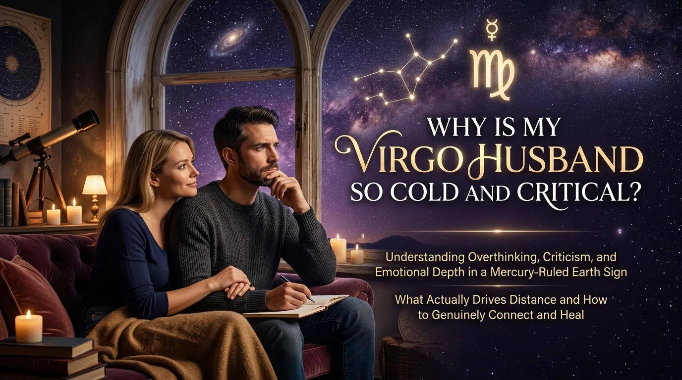 Virgo husband overthinking and distant