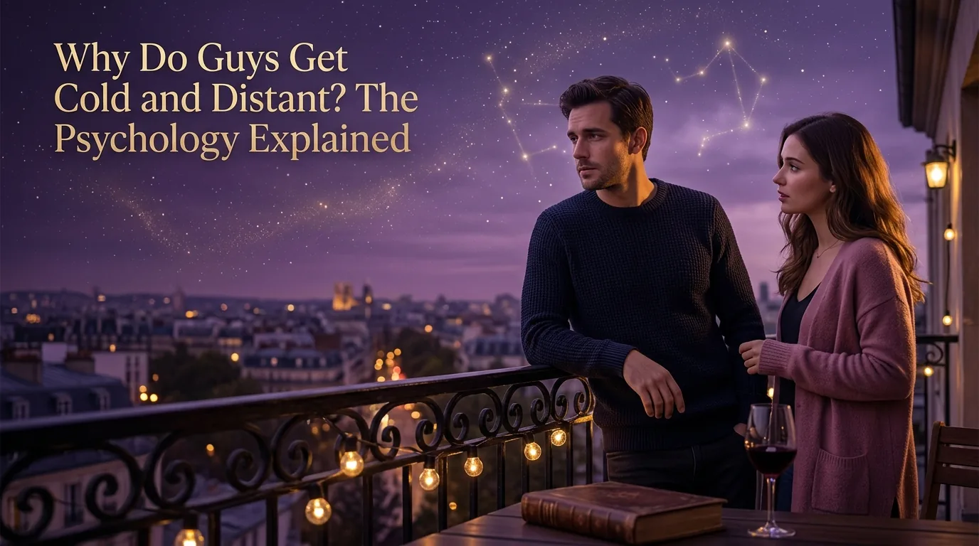 Man withdrawing emotionally in a relationship