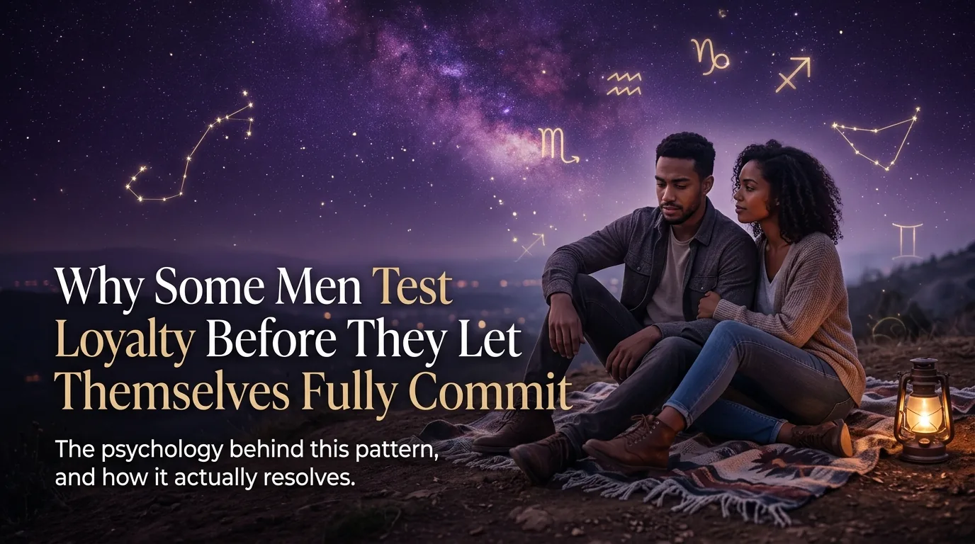 Man observing loyalty before fully committing